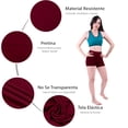 thumbnail image 5 of Short Licra Mujer, Vino, Corto, Unitalla, Deportivo, Dama, Atlético, Boxer, Entrenamiento, Pantalones Cortos, Biker Dahirim Store N21912, 5 of 5