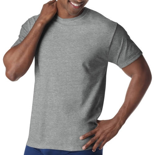 6-Pack Black T-Shirts Hanes X-Temp//Comfort Cool Men/'s Crewneck Size Small
