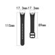 thumbnail image 2 of Silicone Replacement Strap for Samsung Galaxy Fit SM R370 Smartwatch, 2 of 4