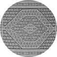 thumbnail image 1 of Ahgly Company Indoor Round Southwestern Gray Country Area Rugs, 6' Round, 1 of 1