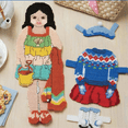 thumbnail image 3 of Leisure Arts Plastic Canvas Paper Doll Dress Up Plastic Canvas Cross Stitch Book, Books And Patterns, Patterns, Books, Crafts, 3 of 7
