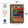 thumbnail image 2 of Toland Home Garden Touchdown Game Time Football Flag Double Sided 28x40 Inch, 2 of 5