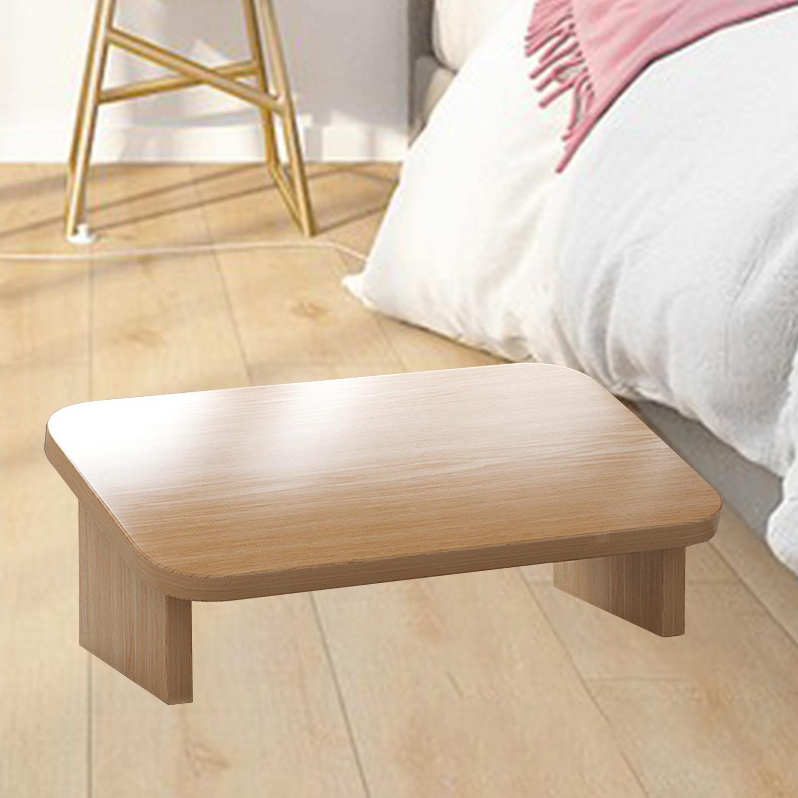 Portable Wood Foot Rest Step Stool Foot Nursing Stool For Office Desk