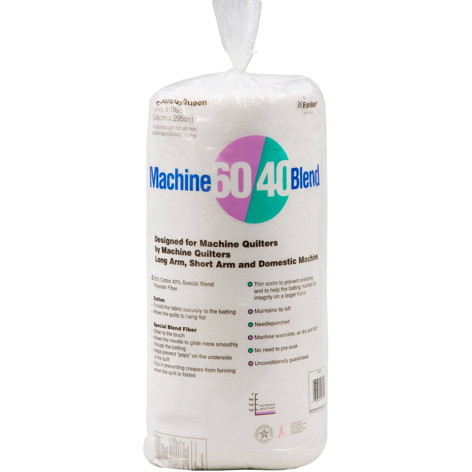 Machine 60/40 Blend Batting