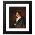 thumbnail image 2 of Anton Einsle 20x24 Black Modern Framed Museum Art Print Titled - Portrait of a Young Lady with a Black Bow in Her Hair (1831), 2 of 5