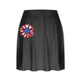 thumbnail image 5 of QATAINLAV Plus Size 4th of July Skort, Women 2024 Summer Fake Two Piece Yoga Shorts American Flag Patriotic Tennis Skirts Today Prime Deals Black L, 5 of 6