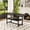 Black, variant on LJAN 71"* 35.4" Dining Table for 6-8 People, Modern Rectangular Kitchen Table with Sturdy Metal Legs, Rectangular Counter for Dinner, Kitchen, Dining Room, Apartment Corner
