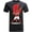 Lightning QB#15 - Black, variant on Football Graphic Tee Kansas City Quarterback Throw Lightning Mens T-Shirt - QB#15 Red XS-3XL