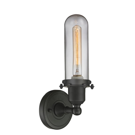 900-1W-OB-CE228-OB-CL-LED-Innovations Lighting-Centri - 4W 1 LED Wall Sconce In Industrial Style-13 Inches Tall and 4.5 Inches Wide Oil Rubbed Bronze