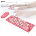 thumbnail image 3 of 64 Key Retro Keyboard Mouse Combo, Auto Sleep Wireless Keyboard 1200dpi Mouse with Receiver, Full Size Keyboard Mouse Combo for Wins 7/8/10/11, for Laptop Desktop PC, 3 of 7