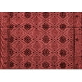 thumbnail image 1 of Ahgly Company Machine Washable Indoor Rectangle Abstract Red Modern Area Rugs, 3' x 5', 1 of 4