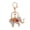 Golden, variant on Rhinestone Elephant Keychain Alloy Good Luck Keychain with Keyring Sparkling Elephant Keychain Bag Charm Gift for Men Women