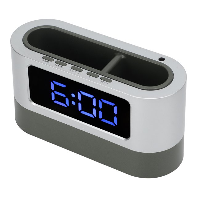 Calendario electrónico Bling Bling digital con memoria de tiempo y reloj despertador