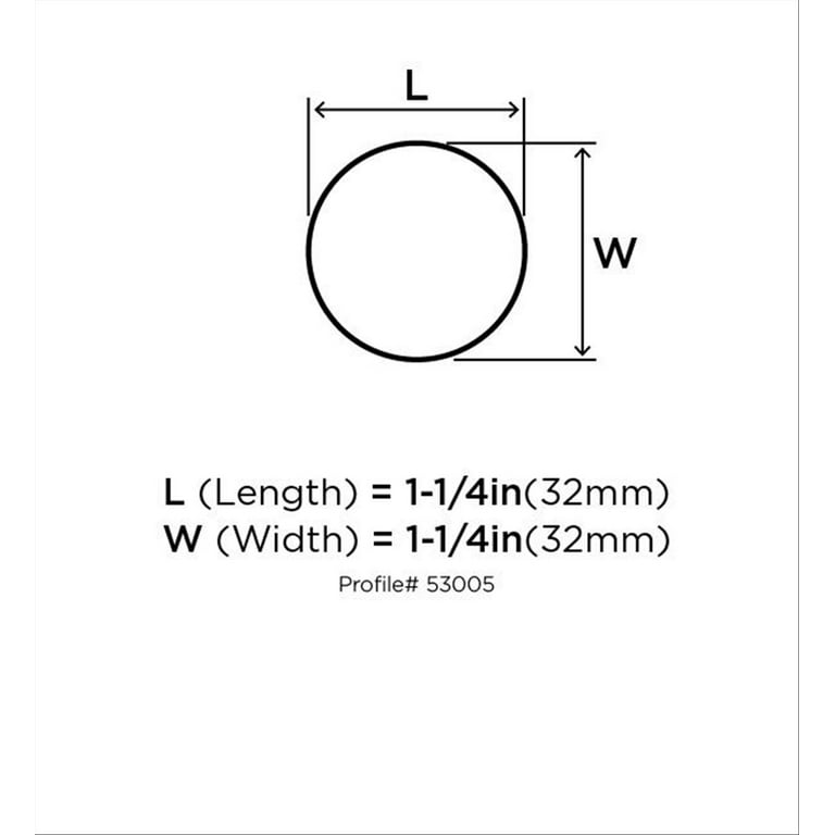 Allison Value 1-1/4 in. (32 mm) Satin Nickel Cabinet Knob (25-Pack) Allison Value 1-1/4 in. (32 mm) Satin Nickel Cabinet Knob (25-Pack)