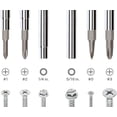 thumbnail image 4 of TEKTON 6-in-1 Phillips Driver (#1 x #2, #0 x #3, Red) | DMS18016, 4 of 5
