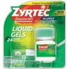 Zyrtec 24 HR Allergy Relief Cetirizine 10 mg, 12 Liquid Caps - 6 Pack