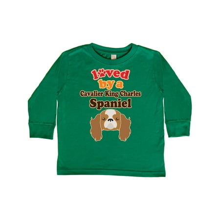 

Inktastic Cavalier King Charles Spaniel Dog Gift Toddler Boy or Toddler Girl Long Sleeve T-Shirt