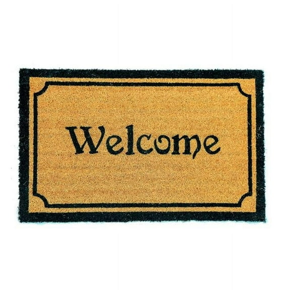 First Concept FC35 18 x 30 in. PVC & Coir Backed Natural Fiber Floor Mat