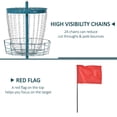 thumbnail image 3 of Soozier 24" Disc Golf Practice Basket - Portable Target Stand with Chains, Blue - Backyard, Garden & Tailgate Training, 3 of 7