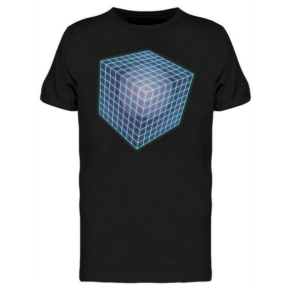 Neon Mesh Cube T-Shirt Men -Image by Shutterstock, Male Medium