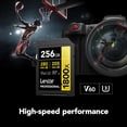 thumbnail image 3 of Lexar Professional GOLD Series 1800x SDXC UHS-II Memory Card , 256 GB, 3 of 6