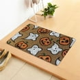 thumbnail image 3 of Inteprter Manta de felpudo de Halloween, divertida bienvenida a casa, decoraciones para puerta delantera, felpudo antideslizante para puerta, decoración Kits de decoración para fiestas Numero 5 Inteprter HA045932-05, 3 of 6
