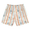 thumbnail image 7 of FORMRS Boys Swim Trunks Quick Dry Mesh Liner Boardshorts Sizes XS-XL, Beige Nautical Pattern, 7 of 7
