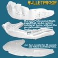 thumbnail image 6 of Night Guard BulletProof: World’s Thinnest Mouth Guard for Grinding Teeth at night.TMJ Bite Clenching Mouthguard for Sleeping. Women Men Nighttime Dental Bruxism Relief Nightguard for Sleep Adult Kids, 6 of 6
