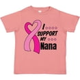 thumbnail image 3 of Inktastic Breast Cancer Awareness I Support My Nana with Pink Ribbon Boys or Girls Toddler T-Shirt, 3 of 5