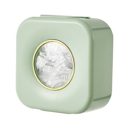 

xinqinghao kitchen gadgets creative wall mounted fresh bag organizer kitchen bathroom supplies multifunctional box and 100 fresh bags green