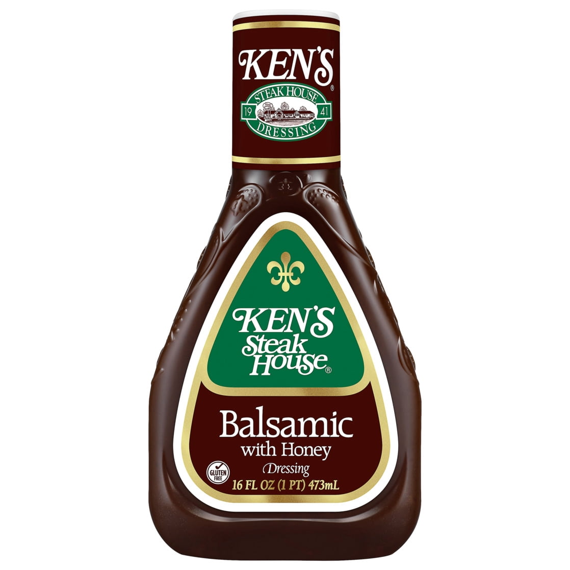 (3 pack) Ken's Steak House® Balsamic with Honey Salad Dressing 16 fl oz