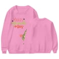 thumbnail image 3 of Chandail Grinch pour Femmes Grande Taille Mode Décontractée Imprimé de Noël Manches Longues Col Rond Chandail Ample Chandails en Molleton Grinch Imprimé, 3TG, 3 of 4
