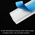 thumbnail image 3 of Unique Bargains 15.7'Lx1.26'Wx0.5'H Cable Raceway Cord Cover Self-Adhesive Wire Hider Channel 3 Pack, 3 of 6