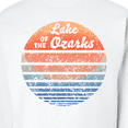 thumbnail image 3 of Inktastic Lake of the Ozarks Distressed Retro Sunset Adult Sweatshirt, 3 of 4