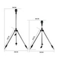 thumbnail image 3 of Rotating Tripod Sprinkler Stainless Steel And Durable Plastic, 360 Degree Coverage With Adjustable Height And Angle, Wide Spray Lawn And Garden Irrigation, Easy Hose Connection, Stable No-Tip Stand, 3 of 9