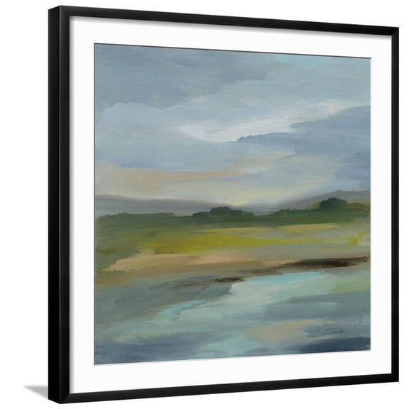 Art.com Clouds and Shadows Art Print by Silvia Vassileva, Black Frame Wall Art, 29" x 29"