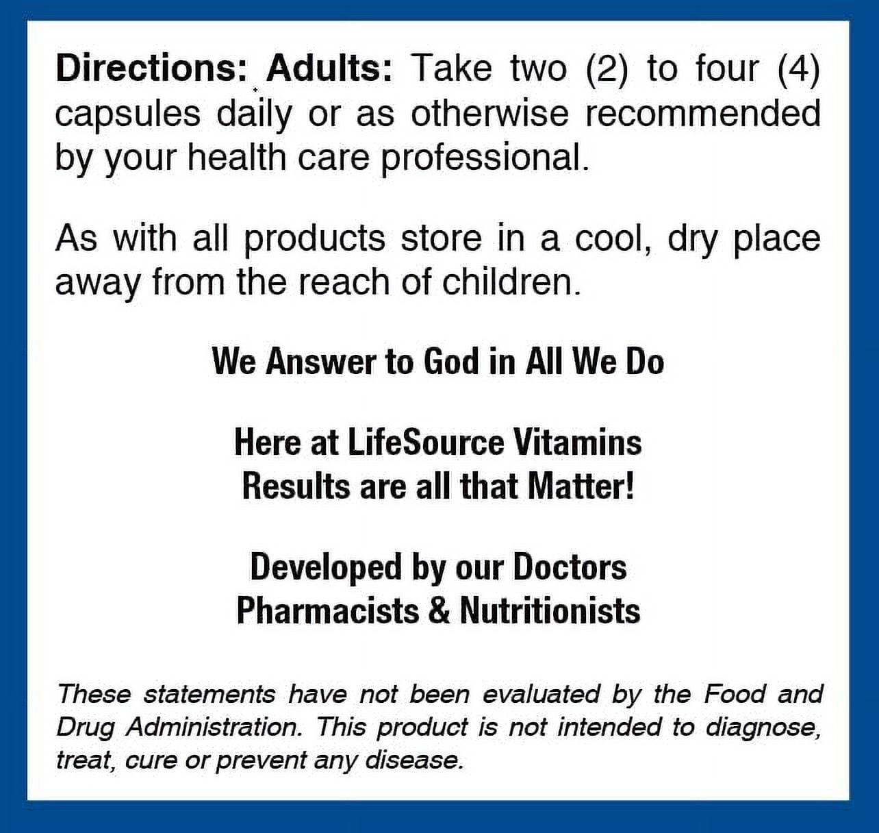 LifeSource Vitamins Men's Bladder Support & Prostate Supplement with Saw Palmetto, 90 Capsules