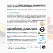 Methyl Multi without Iron - Methylated Multivitamin with Folate & Vitamin B12 by Pure TheraPro Rx - 30 Vegan Capsules
