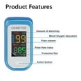 thumbnail image 4 of SUWU Pulse Oximeter Fingertip, Oxygen Monitor Fingertip for Sports Use,with Lanyard,Blue, 4 of 6
