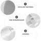thumbnail image 4 of EeaseMX Espejo de tocador redondo de pared, espejo cosmético plegable giratorio, espejo de maquillaje para el hogar, espejo de inodoro sin perforaciones, espejo de una sola cara., 4 of 8