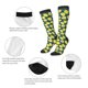 thumbnail image 3 of Fotbe Lemon Calcetas Divertidas Estampadas para Hombre y Mujer, Calcetas de Algodón hasta la Rodilla para Caminar, Correr, Enfermería y Embarazo, 3 of 6