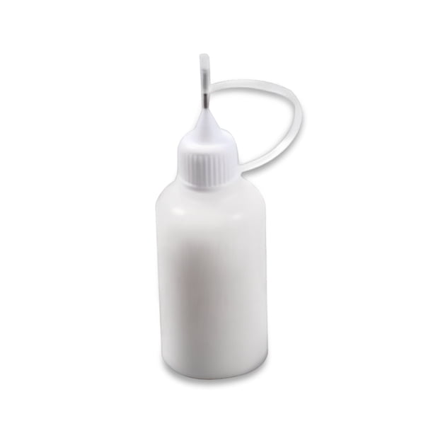 Inteprter Botellas vacías de pegamento para apretar, tarjetas de felicitación, aplicador de punta de translúcida para álbum de Artesanía