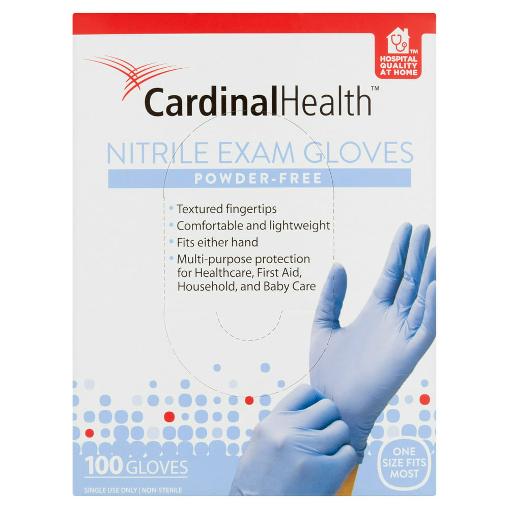 Cardinal Nitrile Exam Gloves 100 Count 