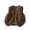Brown, variant on Mgmyaa Kids Girls Fleece-Like Vest Sleeveless Plush Warm Outerwear Fuzzy Casual Jacket Top 1-10 Years