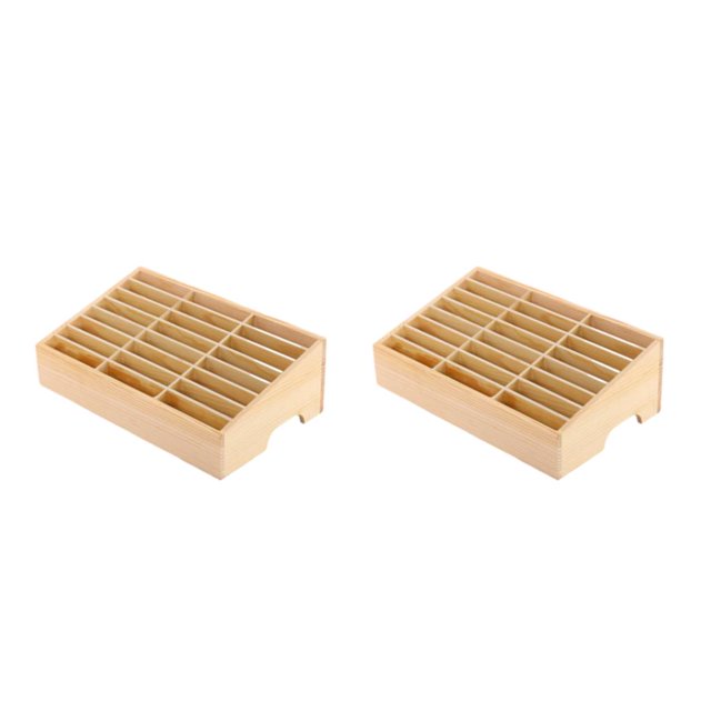 Organizador de teléfono móvil Inteprter 24 cuadrados Textura clara ligero conveniente