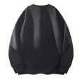 thumbnail image 4 of VNKIDY Sweatshirts Men Soft Sweater Long Sleeve Crewneck Casual Comfort Fit Athletic Jogger Shirt Tops Daily Wear Outdoor Activities Lightweight Warm Comfortable Male Solid Color Streetwear Stylish, 4 of 4