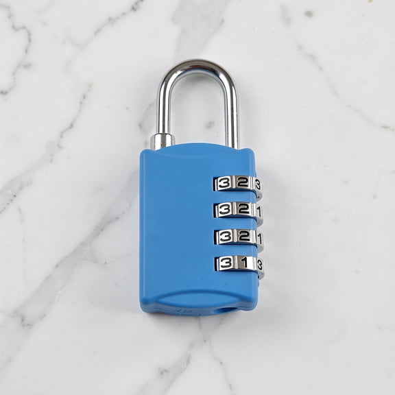 BESTYASH Blue Customs Password Lock for Luggage with 4 Digit Combination and Tsa Approval