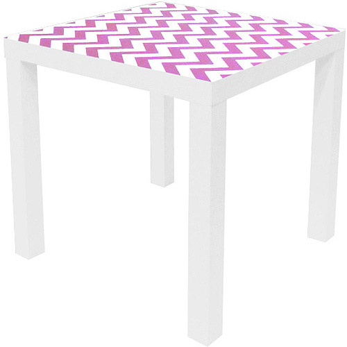 Urban Shop Printed Parson Side Table, Multiple Colors