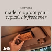 Drift Car Air Freshener - The Original Wood Air Freshener - Car Odor Eliminator - Long Lasting Scent - Metal Clip - Essential Oils - John Wick Scent 3 Pack Refill - NO CLIP INCLUDED