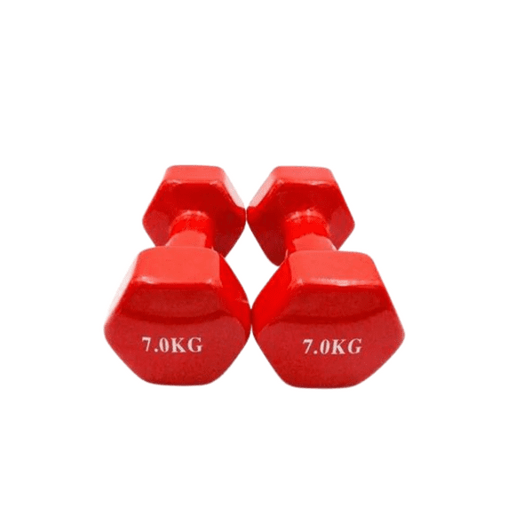SET DE 2 MANCUERNAS DE VINYL HIGH END FITNESS MAN_NARAJ